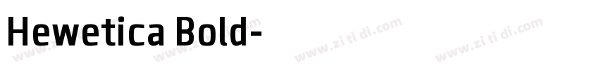 Hewetica Bold字体转换